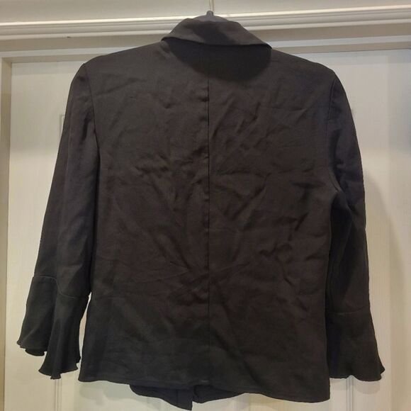 Armani Collezioni bell sleeve button up, size 10 - Picture 2 of 8